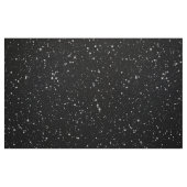 Glitzer Stars2 - Silbernes Schwarzes Stoff (Fat Quarter (45,7 x 55,9 cm))