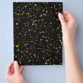 Glitzer Stars3 - Gold Black Flyer (Hand)