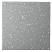 Glitzer Stars4 - Silber Fliese (Vorderseite)