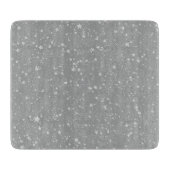Glitzer Stars4 - Silber Schneidebrett (Vorderseite)