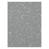 Glitzer Stars4 - Silber Tischdecke (Vorderseite)