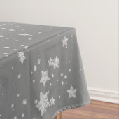 Glitzer Stars4 - Silber Tischdecke (Beispiel)