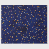 Glitzer startet auf Grundierpapier Geschenkpapier (Flach)