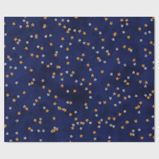 Glitzer startet auf Grundierpapier Geschenkpapier (Flach)