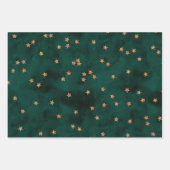 Glitzer startet auf Grundierpapier Geschenkpapier Set (Vorderseite 2)