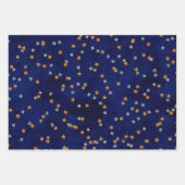 Glitzer startet auf Grundierpapier Geschenkpapier Set (Vorderseite)