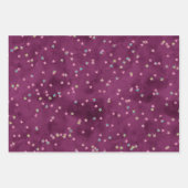 Glitzer startet auf Grundierpapier Geschenkpapier Set (Vorderseite)