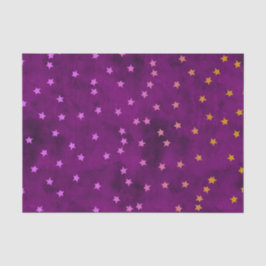 Glitzer startet auf Grundierpapier Seidenpapier