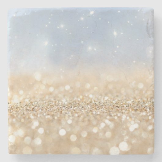 Glitzer Steinuntersetzer (Vorderseite)