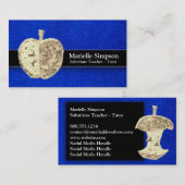 Glitzer Stellvertretender Preschool-Lehrer Visitenkarte (Vorne/Hinten)