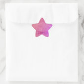 Glitzer Stern-Aufkleber (Tasche)