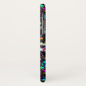 Glitzer Sterne in Schwarz Case-Mate iPhone Hülle (Hinten/Links)