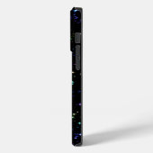 Glitzer-Sterne mit winzigen Regenbogen im nächtlic Case-Mate iPhone Hülle (Rückseite / Links)