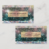 Glitzer | Sternstaub | Schimmer Visitenkarte (Vorne/Hinten)