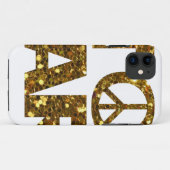 Glitzer stoppt Kriege Case-Mate iPhone Hülle (Rückseite (Horizontal))