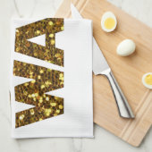 Glitzer stoppt Kriege Handtuch (Viertel Falte)