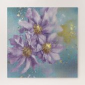 Glitzer Storm Fantasy Blume Puzzle (Horizontal)