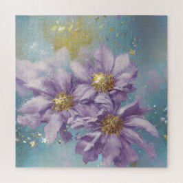 Glitzer Storm Fantasy Blume Puzzle