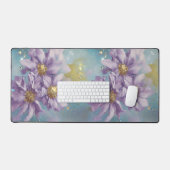 Glitzer Storm Fantasy Blume Schreibtischunterlage (Tastatur & Maus)