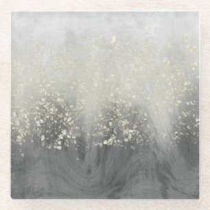 Glitzer-Strudel Glasuntersetzer