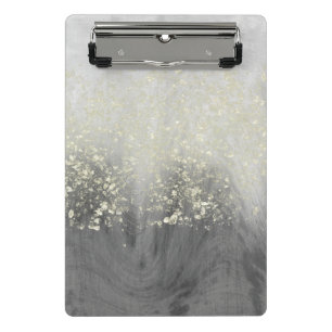 Glitzer-Strudel Mini Klemmbrett