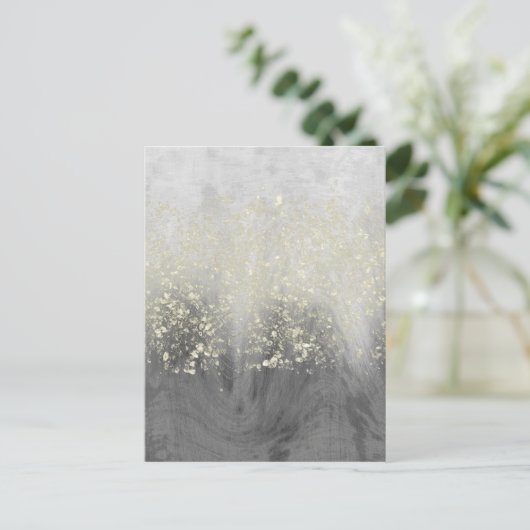 Glitzer-Strudel Postkarte (Stehend Vorderseite)