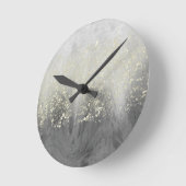 Glitzer-Strudel Runde Wanduhr (Winkel)