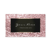 Glitzer Stylist Mode Blogge Schwarz Rosa Rose