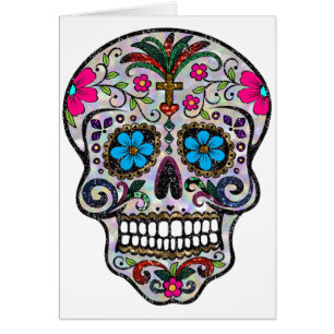 Glitzer Sugar Skull