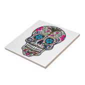 Glitzer Sugar Skull Fliese (Seite)