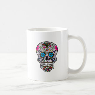 Glitzer Sugar Skull Kaffeetasse