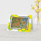 "Glitzer Sunblumen" Karte (Gelbe Blume)
