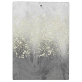 Glitzer Swirl Klemmbrett (Rückseite)