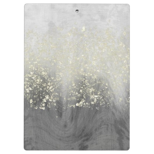 Glitzer Swirl Klemmbrett (Rückseite)