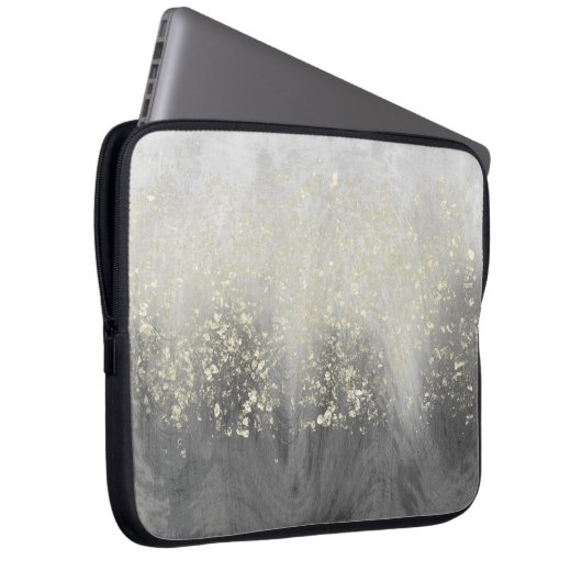 Glitzer Swirl Laptopschutzhülle (Vorne Rechts)