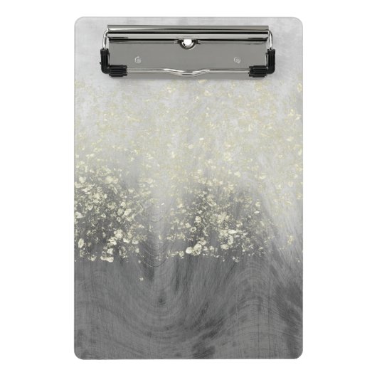 Glitzer Swirl Mini Klemmbrett (Vorderseite)