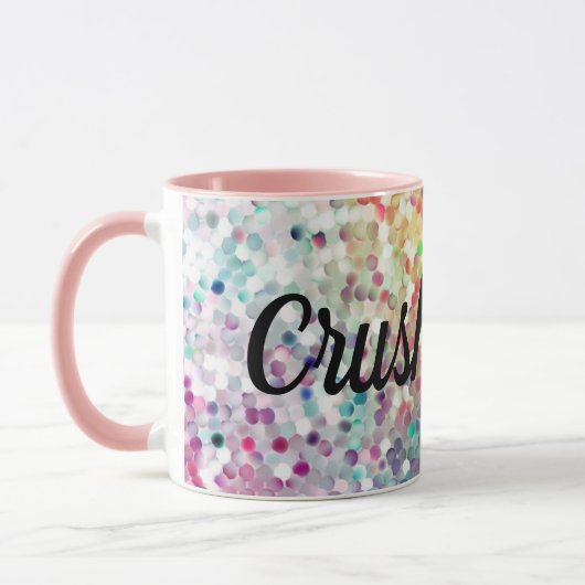 Glitzer Tasse zerkleinern Kaffeegenuss Teebecher (Links)