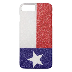 Glitzer Texas Flag iPhone 7 Fall Case-Mate iPhone Hülle