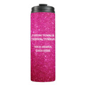 Glitzer Thermal Tumbler - Individuelle Reiseumarmu Thermosbecher (Vorderseite)