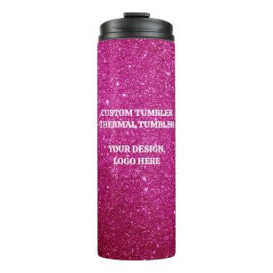 Glitzer Thermal Tumbler - Individuelle Reiseumarmu Thermosbecher
