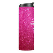 Glitzer Thermal Tumbler - Individuelle Reiseumarmu Thermosbecher (Nach links gedreht)