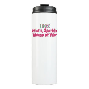 Glitzer Thermosbecher