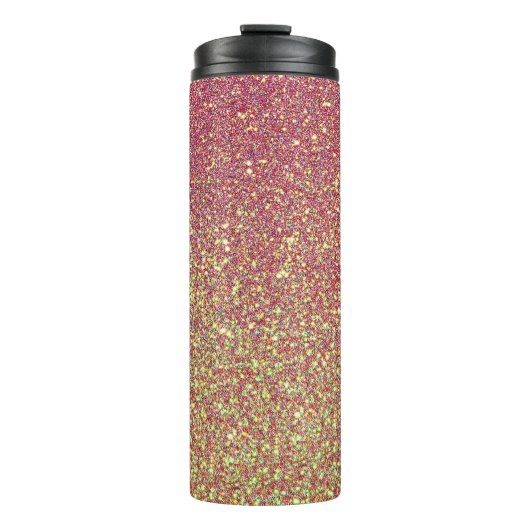 Glitzer Thermosbecher (Vorderseite)