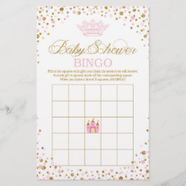 Glitzer Tiara Royal Princess Baby Showroom Bingo