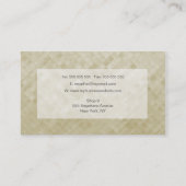 Glitzer Tiles Hair Stylist Fashion Template Visitenkarte (Rückseite)