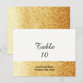 Glitzer-Tischkarte für Tone-Imitate Postkarte (Vorne/Hinten)