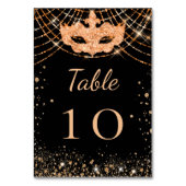 Glitzer Tischnummer (Rückseite)