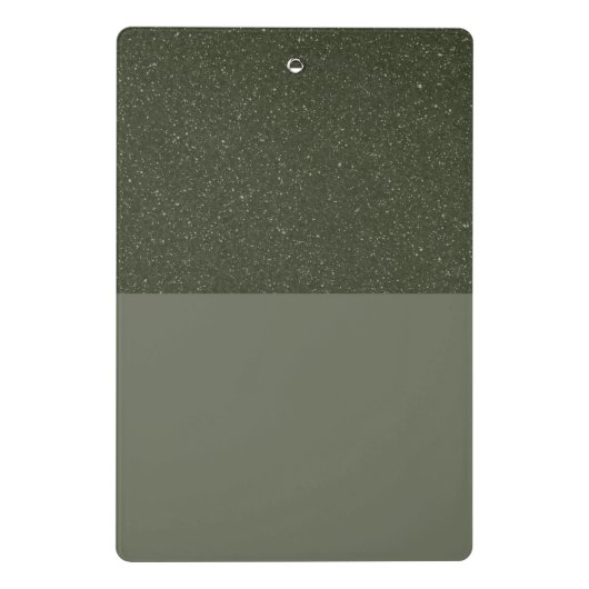 Glitzer Top Green Mini-Zwischenablage - Benutzerde Mini Klemmbrett (Rückseite)