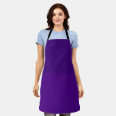 Glitzer Top Lila Color Block Schürze - Anpassen (Getragen)