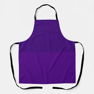 Glitzer Top Lila Color Block Schürze - Anpassen